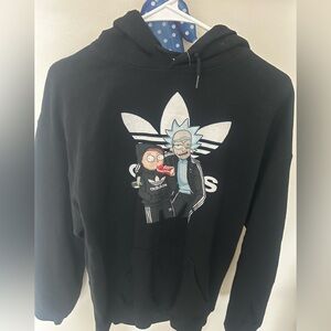 Rick and morty adidas hoodie M
